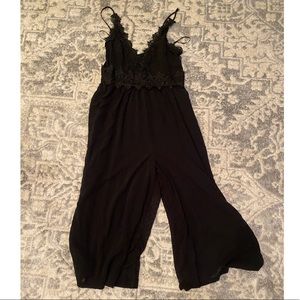 Black pant jumpsuit